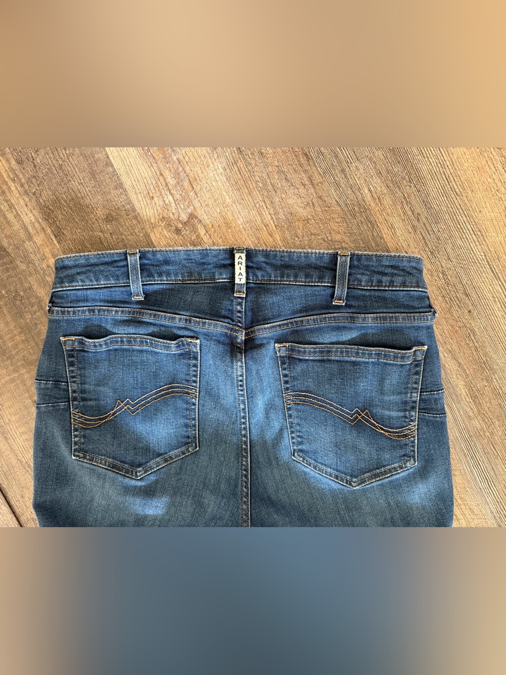 ARIAT Women's 34 short Real Ballary Boot Denim Jean Pennsylvania Wash 30" Inseam - Picture 12 of 12